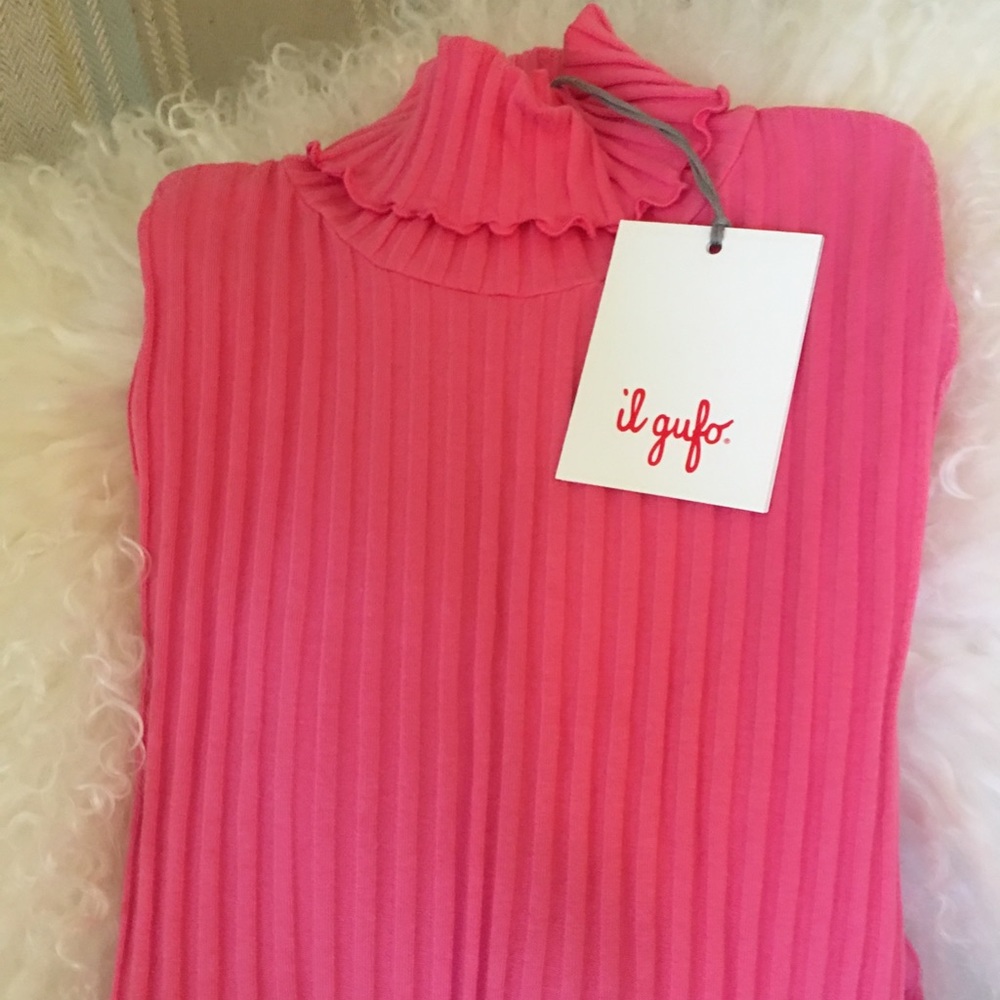 Beautiful girls Il Gufo Pink Turtleneck Sweater